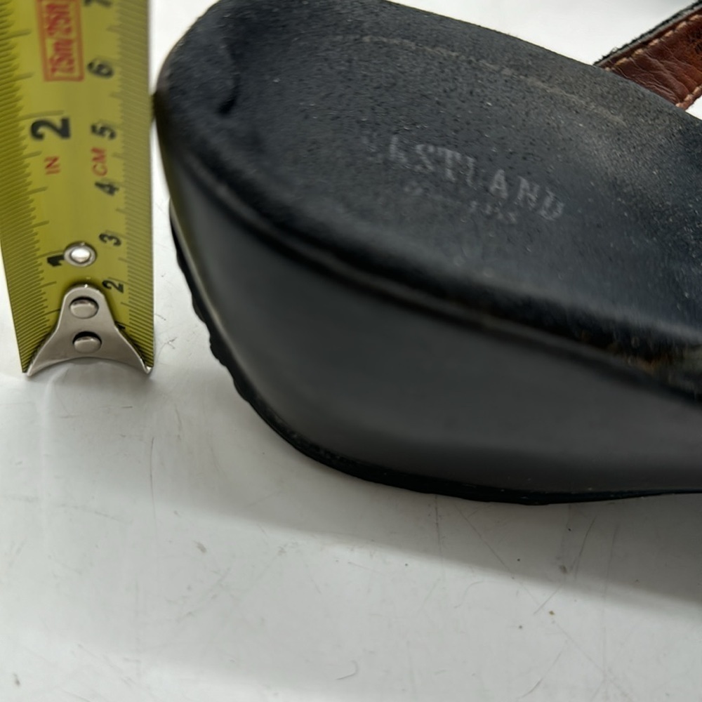 Eastland Black Strappy Slip On Sandals Size 10 BSN5069E - Picture 4 of 10